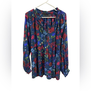 Hatch Maternity Tropical Floral Long Sleeve Blouse Size 3‎